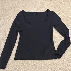 Abercrombie Black Long Sleeve Top